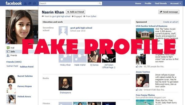 how to make a fake profile blog post image