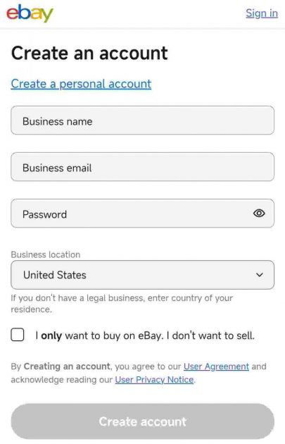 How do I get started selling on eBay for free