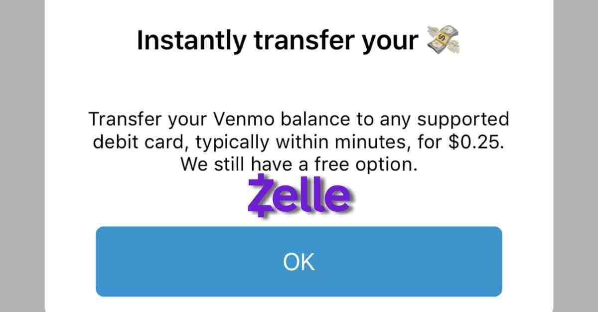 Can you send money from venmo to zelle