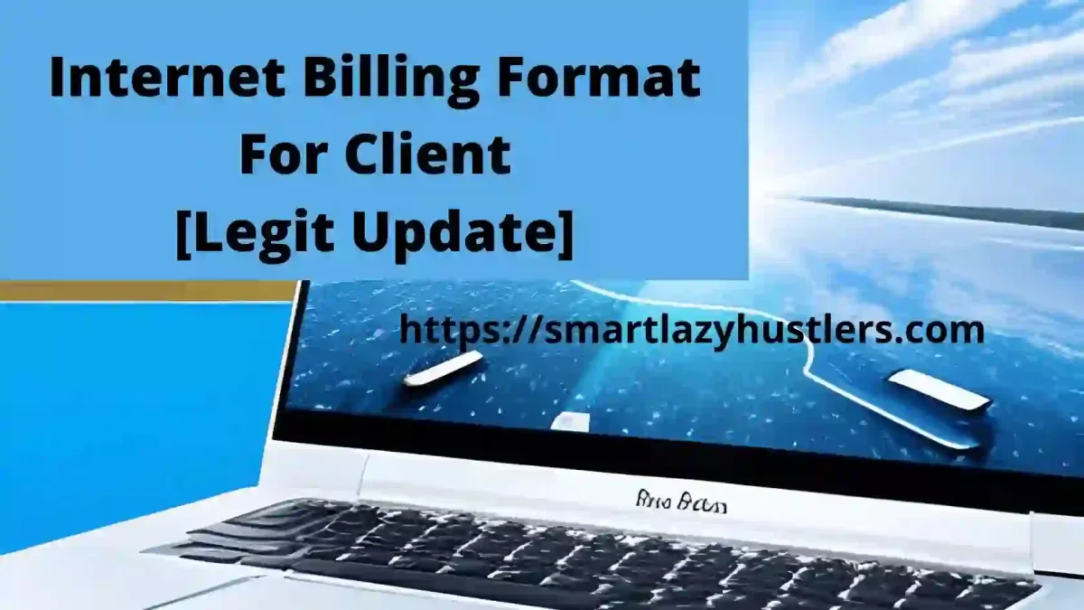 internet billing format for client