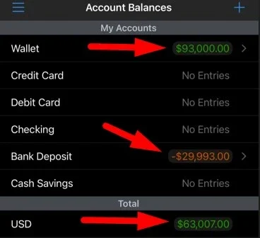 Cash App balance screehsot