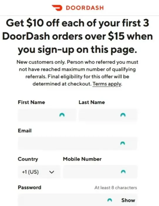 How to Get Free Food on DoorDash Without Paying